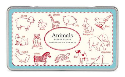 Animals Rubber Stamp Set