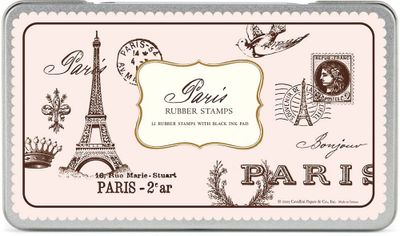 Paris Rubber Stamp Set