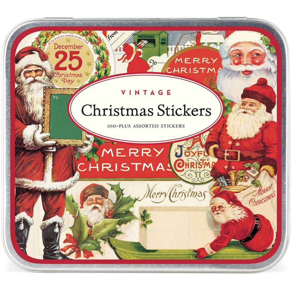 Vintage Christmas Stickers