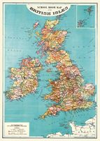 British Isles Map Flat Wrap