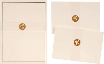Black & Cream Perfect Letter Stationery Set