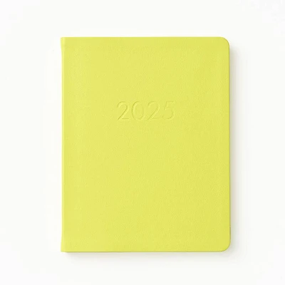 2024-2025 Green Leather Weekly Academic Planner