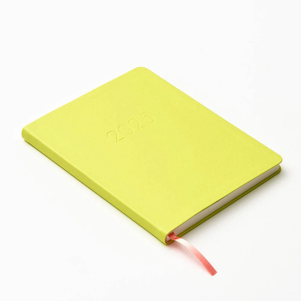 2024-2025 Green Leather Weekly Academic Planner