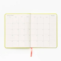 2024-2025 Green Leather Weekly Academic Planner