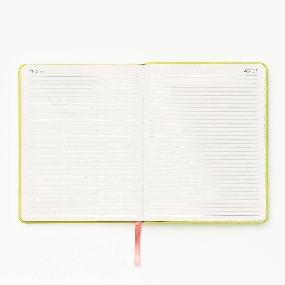 2024-2025 Green Leather Weekly Academic Planner
