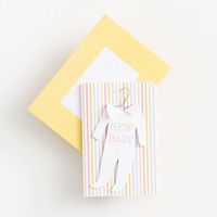 New Baby Onesie Miniature Card