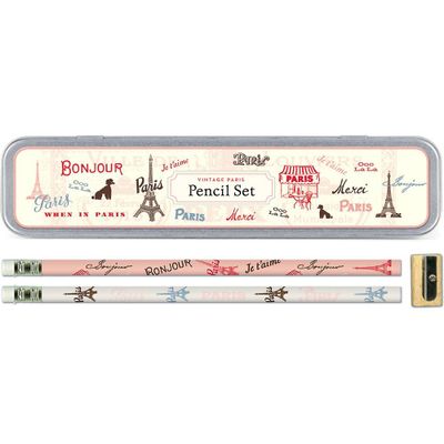 Vintage Paris Pencil Tin