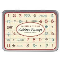 Cavallini Numbers & Symbols Rubber Stamp Set