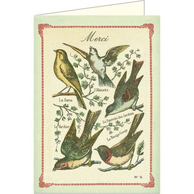 Merci Birds Card