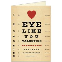 Cavallini Eye Like You Valentine Card