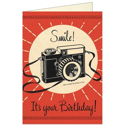 Camera Birthday Card