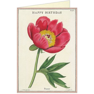 Happy Birthday Peony Card