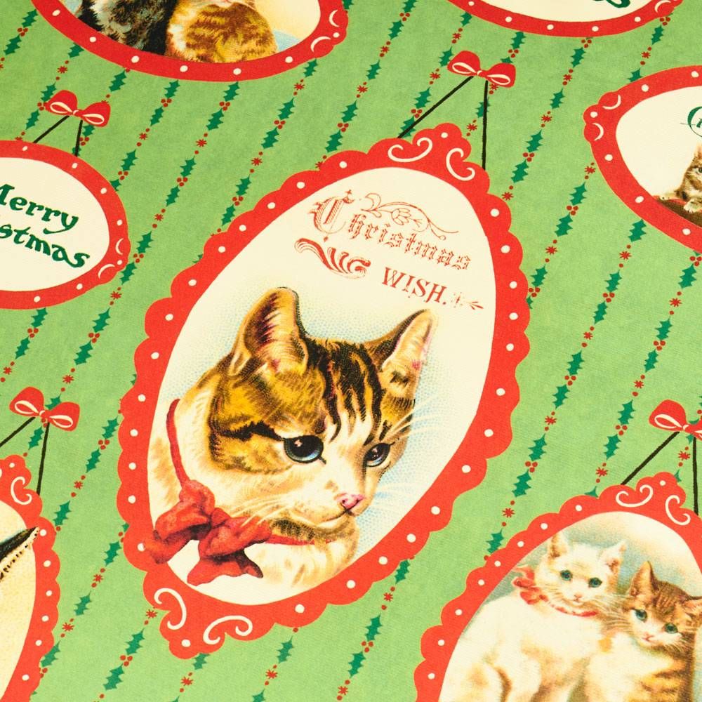 Christmas Cats Flat Wrap