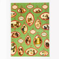 Christmas Cats Flat Wrap