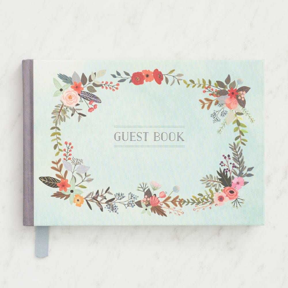 Floral Guest Book