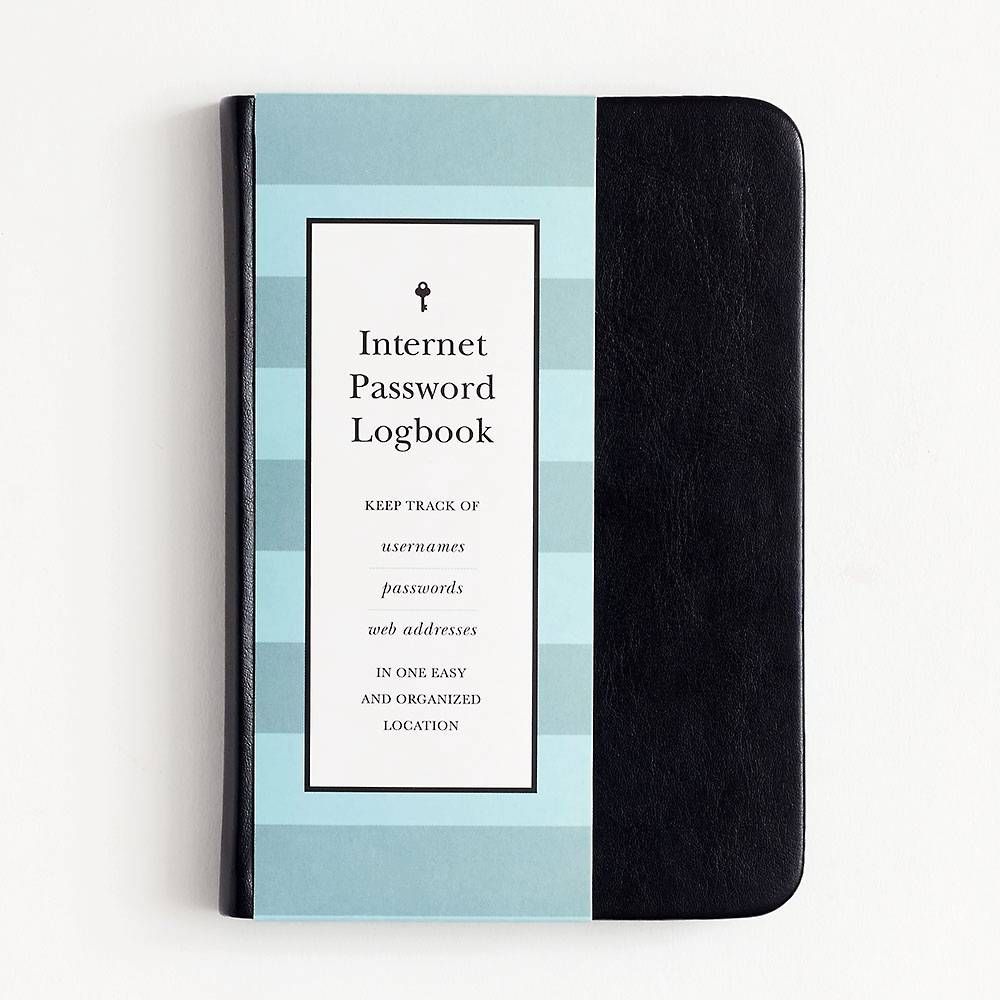 Internet Password Journal