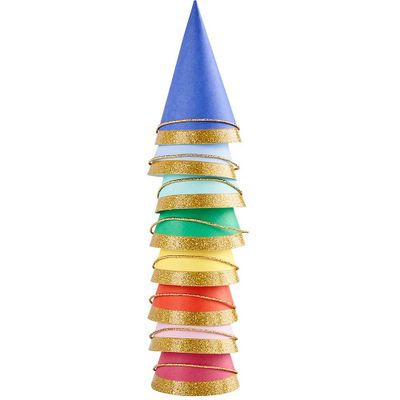 Bright Mini Party Hats