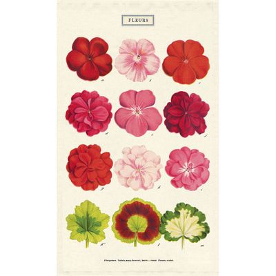 Fleurs Tea Towel