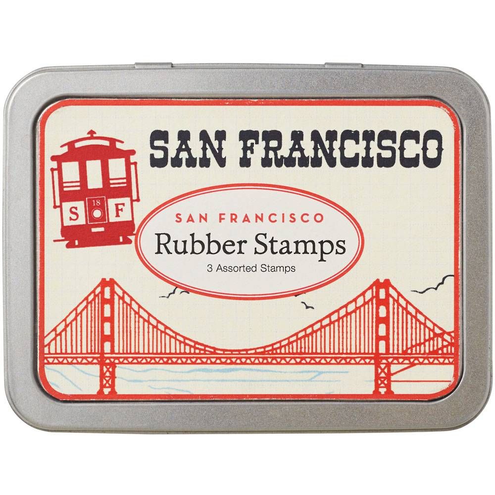 San Francisco Rubber Stamp Set