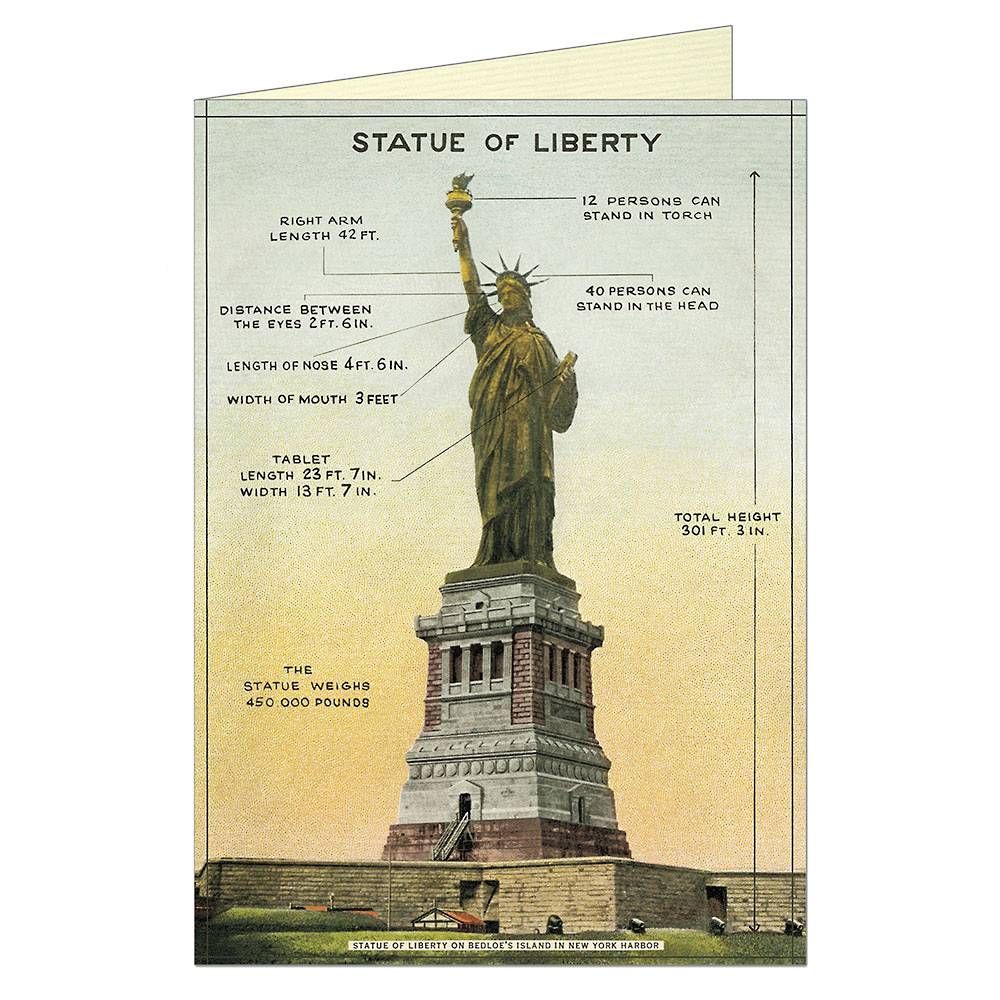 Statue Of Liberty Greeting Card