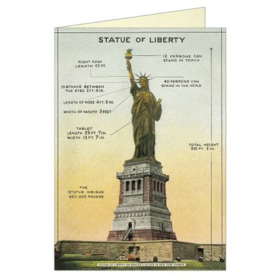 Statue Of Liberty Greeting Card