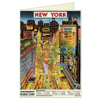 New York Times Square Greeting Card