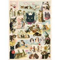 Cat Collage Flat Wrap