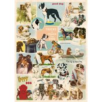 Dog Collage Flat Wrap