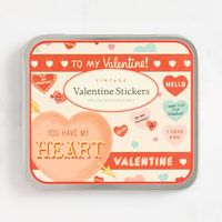 Valentine's Day Sticker Tin