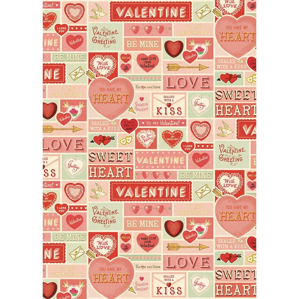 Valentine Greetings Wrap