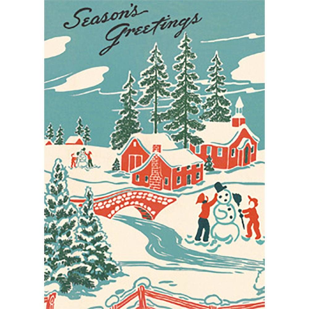 Cavallini Winter Wonderland Single Card