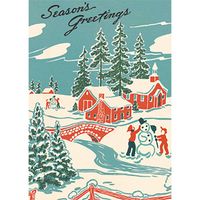 Cavallini Winter Wonderland Single Card