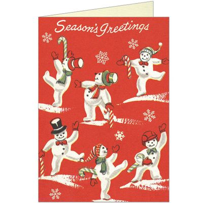 Snowmen Holiday Greeting Card