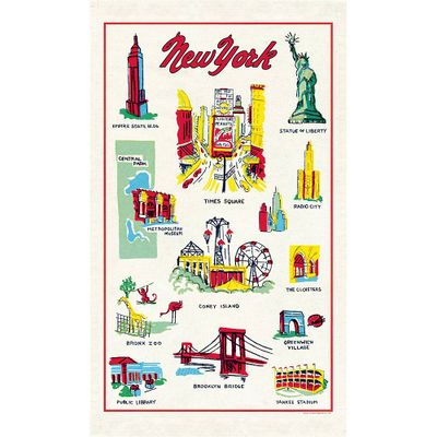 NYC Icons Tea Towel