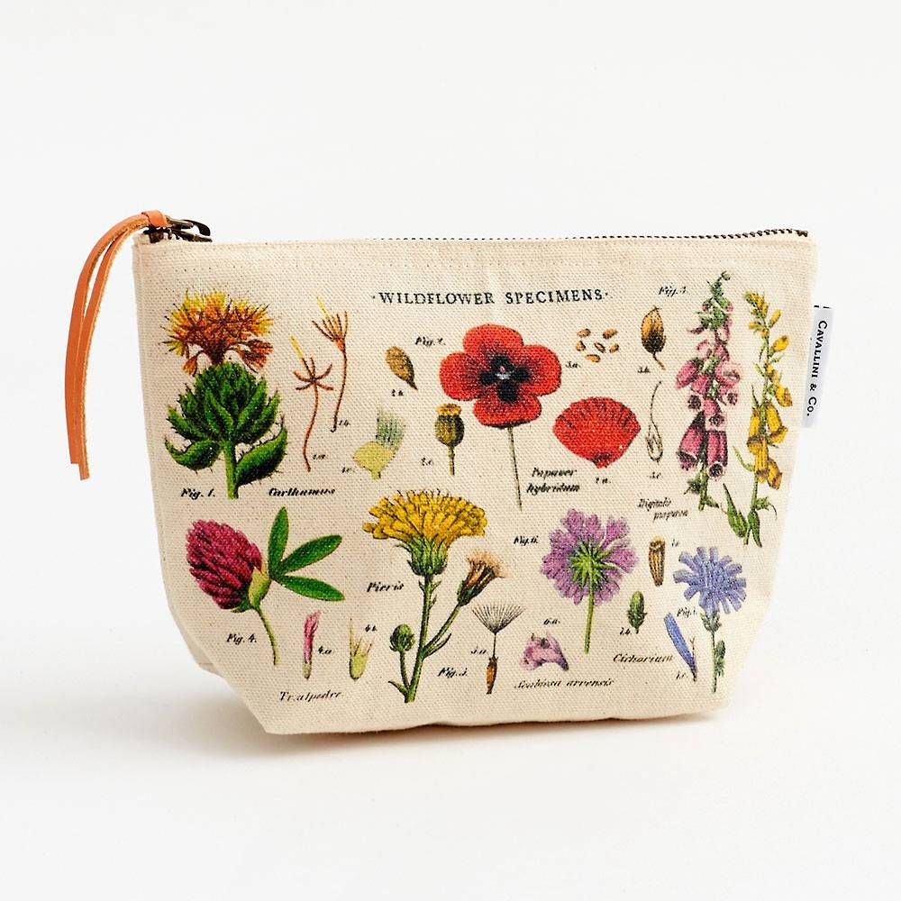 Wildflowers Vintage Pouch