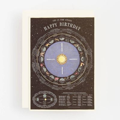 Zodiac Birthday Card