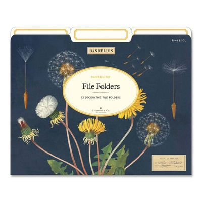 Dandelion File Folders