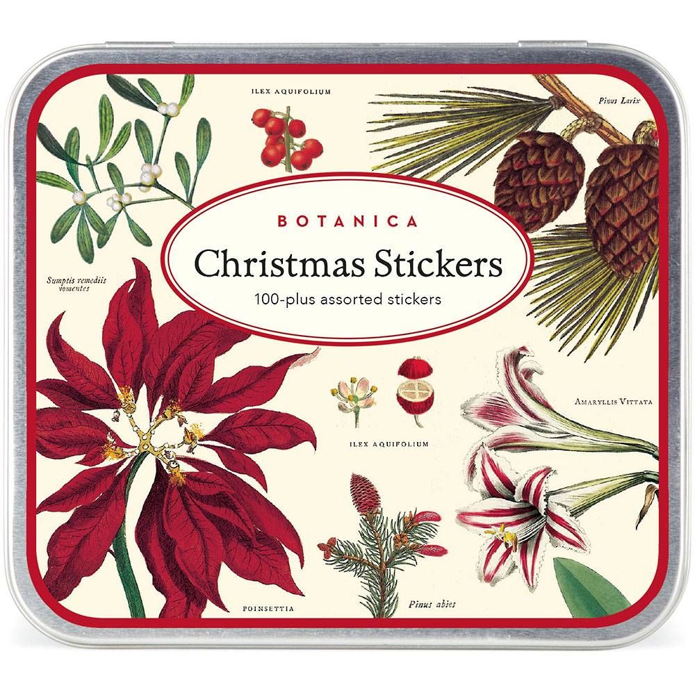 Botanical Christmas Stickers