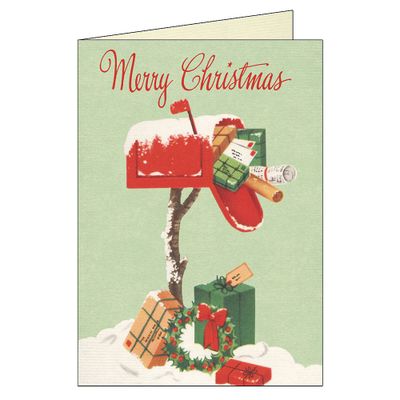 Vintage Mailbox Holiday Card Set