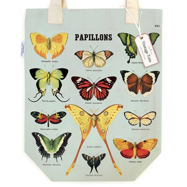 Paper Source Wildflower Embroidered Tote