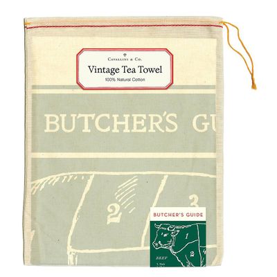 Butcher's Guide Tea Towel