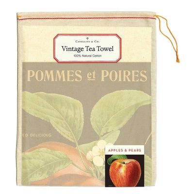 Apples & Pears Tea Towel