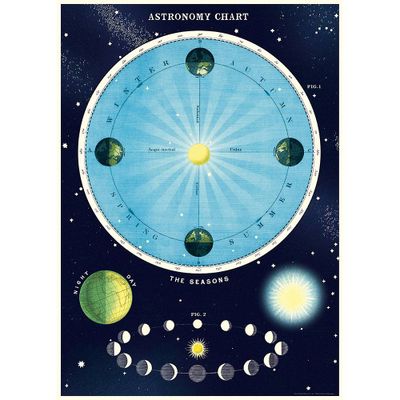 Astronomy Chart Wrap & Poster