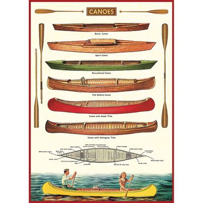 Canoes Wrap & Poster