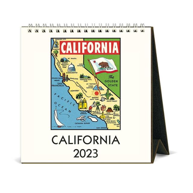 Paper Source 2023 Cavallini & Co. California Desk Calendar | Paper Source |  Bethesda Row