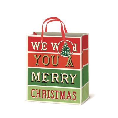 Cavallini & Co. Merry Christmas Medium Gift Bag