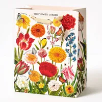 Cavallini & Co. Flower Garden Medium Gift Bag