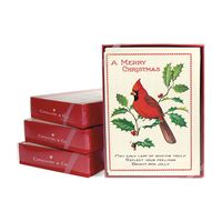 Christmas Bird Holiday Card Set