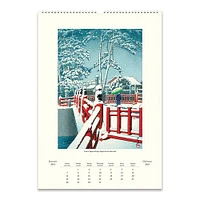 2024 Cavallini & Co. Japanese Woodblocks Wall Calendar