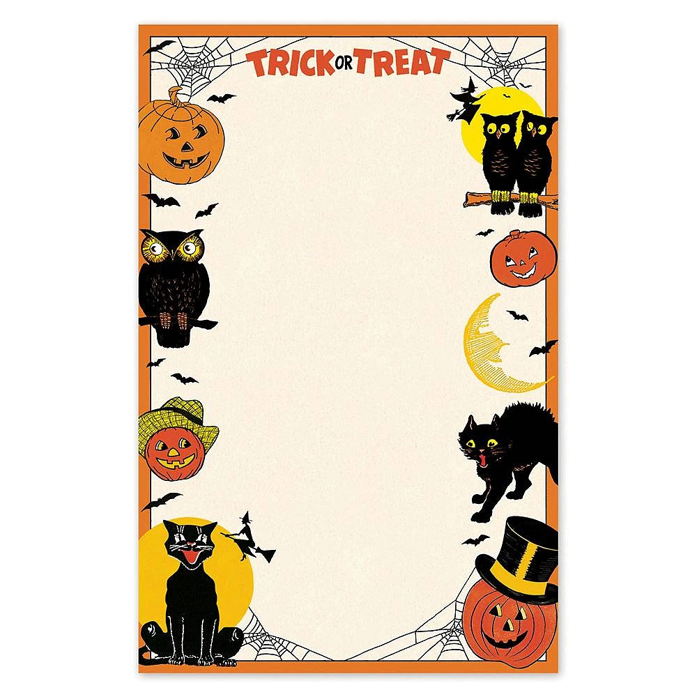 Trick or Treat Halloween Notepad